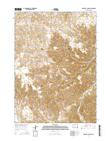 Iron Shell Flat East 2015 topographic map thumbnail