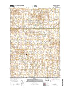 Porter Creek 2015 topographic map thumbnail