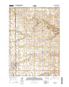 Parkston 2015 topographic map thumbnail