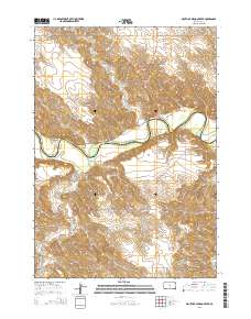 Mouth of Mission Creek 2015 topographic map thumbnail