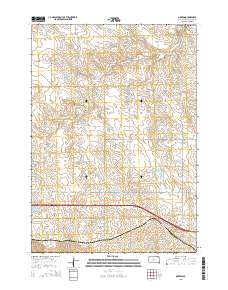 Okaton 2015 topographic map thumbnail