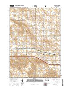 Presho NW 2015 topographic map thumbnail