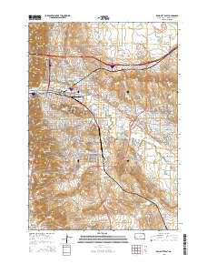 Rapid City East 2015 topographic map thumbnail