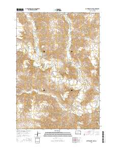 Rattlesnake Lake 2015 topographic map thumbnail