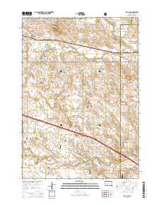 Wall NE 2015 topographic map thumbnail