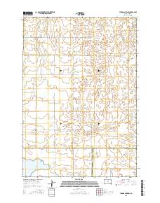 Thomas Lake NW 2015 topographic map thumbnail