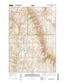 Wessington Springs NW 2015 topographic map thumbnail