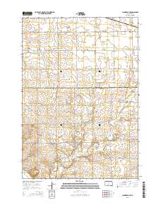 Flandreau NE 2015 topographic map thumbnail
