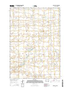 Chapelle Lake 2015 topographic map thumbnail