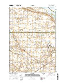 Big Stone Lake SE 2015 topographic map thumbnail