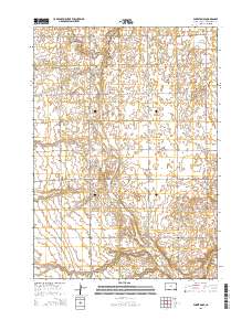 Parkston SE 2015 topographic map thumbnail