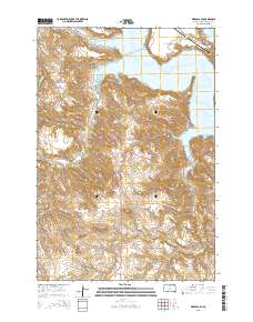 Wakpala SE 2015 topographic map thumbnail