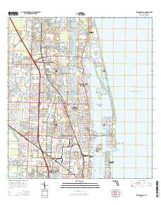 Riviera Beach 2015 topographic map thumbnail