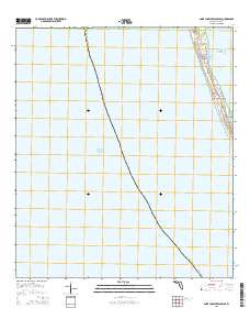 Saint Joseph Peninsula 2015 topographic map thumbnail