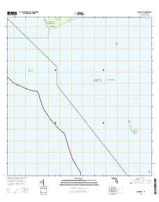 Sandy Key 2015 topographic map thumbnail