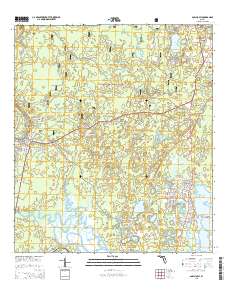Sopchoppy 2015 topographic map thumbnail