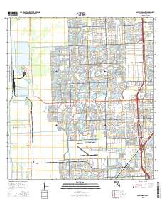 South Miami NW 2015 topographic map thumbnail