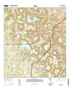 Spring Lake 2015 topographic map thumbnail