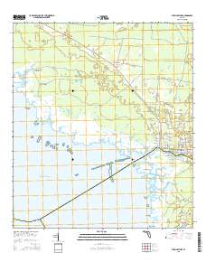 Steinhatchee 2015 topographic map thumbnail
