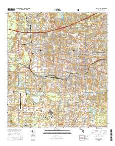 Tallahassee 2015 topographic map thumbnail