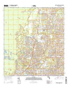 Weeki Wachee Spring 2015 topographic map thumbnail