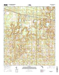 Wellborn 2015 topographic map thumbnail