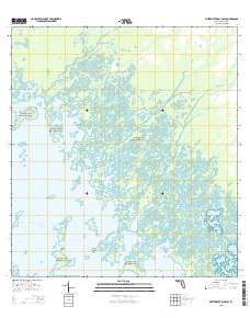 Whitewater Bay East 2015 topographic map thumbnail