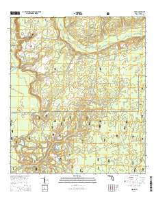 Woods 2015 topographic map thumbnail