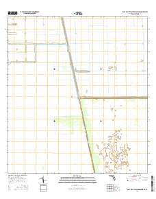 East of Little Cypress Swamp 2015 topographic map thumbnail