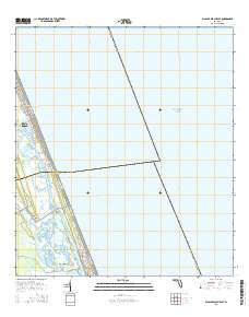 Flagler Beach East 2015 topographic map thumbnail