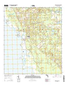 Keaton Beach 2015 topographic map thumbnail