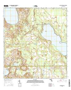 Lake Arbuckle 2015 topographic map thumbnail