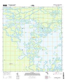 Whitewater Bay West 2015 topographic map thumbnail