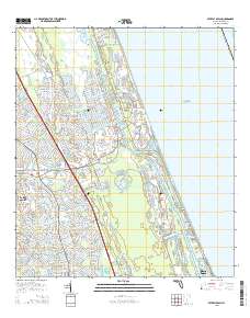 Beverly Beach 2015 topographic map thumbnail