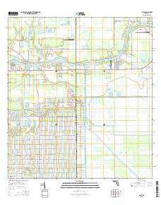 Alva 2015 topographic map thumbnail