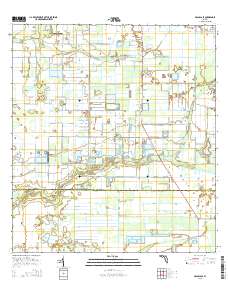 Arcadia SE 2015 topographic map thumbnail