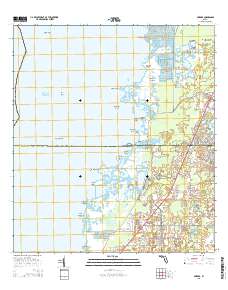 Aripeka 2015 topographic map thumbnail