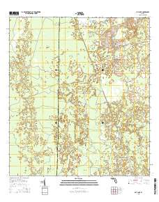 Bay Lake 2015 topographic map thumbnail