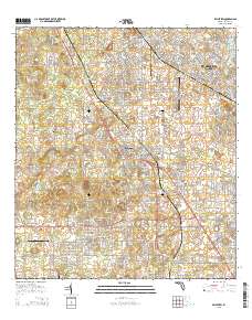 Belleview 2015 topographic map thumbnail