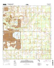 Bereah 2015 topographic map thumbnail