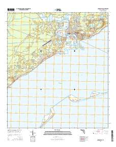 Carrabelle 2015 topographic map thumbnail