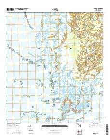 Cedar Key 2015 topographic map thumbnail