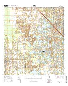 Center Hill 2015 topographic map thumbnail