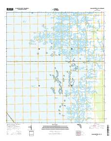 Chassahowitzka Bay 2015 topographic map thumbnail