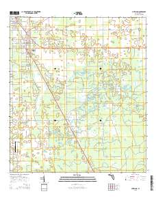 Chiefland 2015 topographic map thumbnail