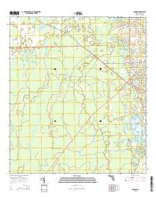 Bronson 2015 topographic map thumbnail