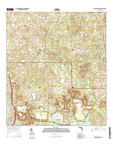Brooksville NW 2015 topographic map thumbnail