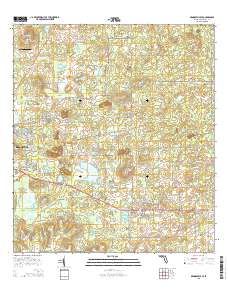 Brooksville SE 2015 topographic map thumbnail
