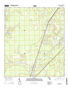 Bryceville 2015 topographic map thumbnail