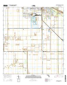 Clewiston South 2015 topographic map thumbnail